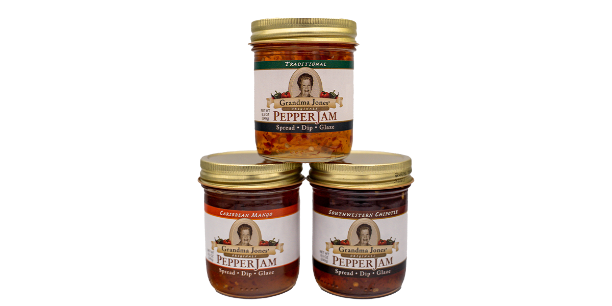 "Great on Fish" Pepper Jelly Three Pack (8 oz jars) - Free Shipping!