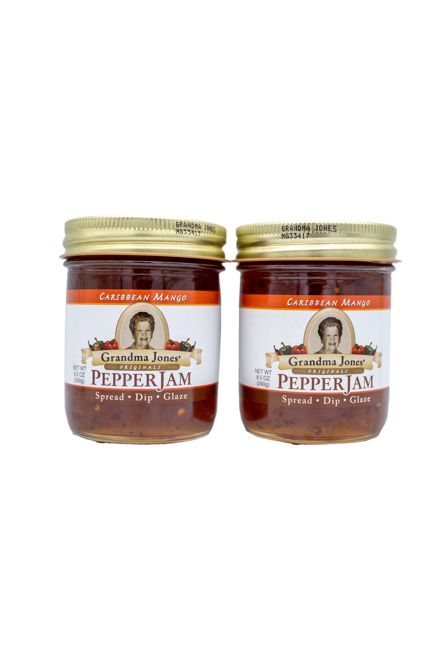 Caribbean Mango Pepper Jelly Two Pack (8 oz jars) - Free Shipping!