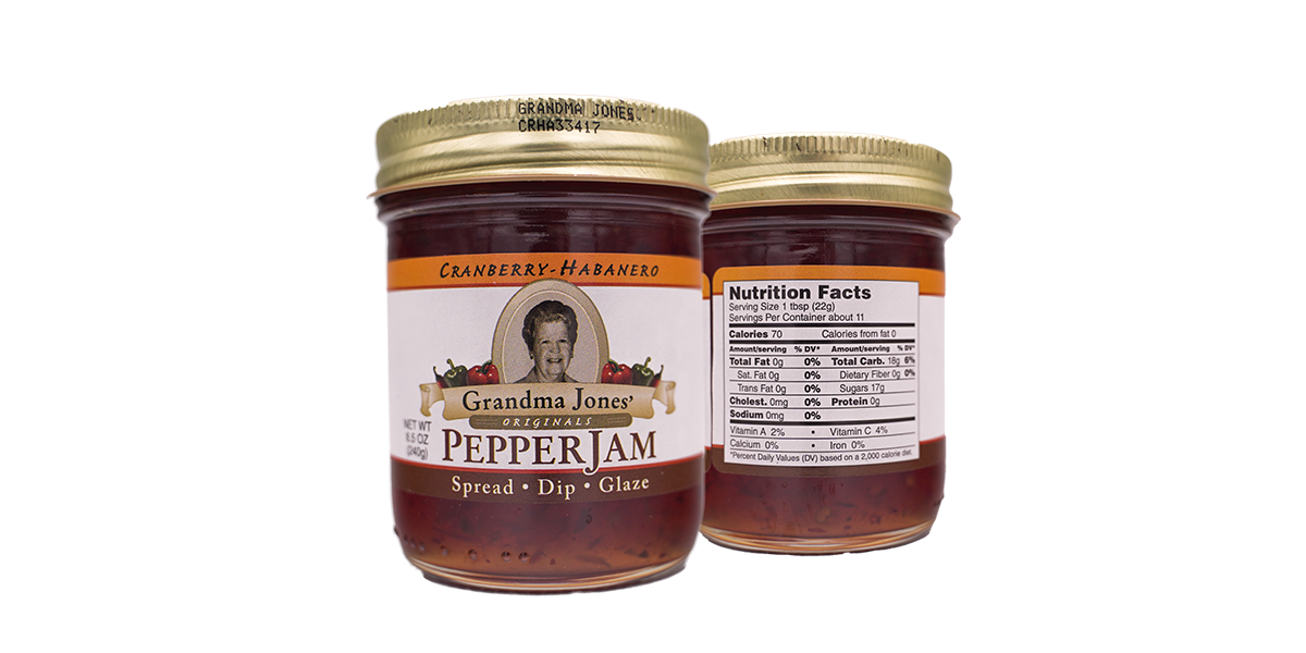 Cranberry Habanero Pepper Jelly (one 8 oz jar)