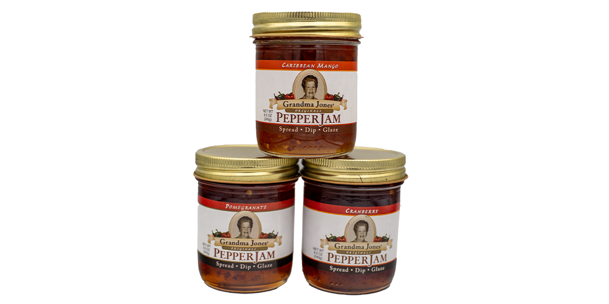 "I Love Fruit" Pepper Jelly Three Pack (8 oz jars) - Free Shipping!