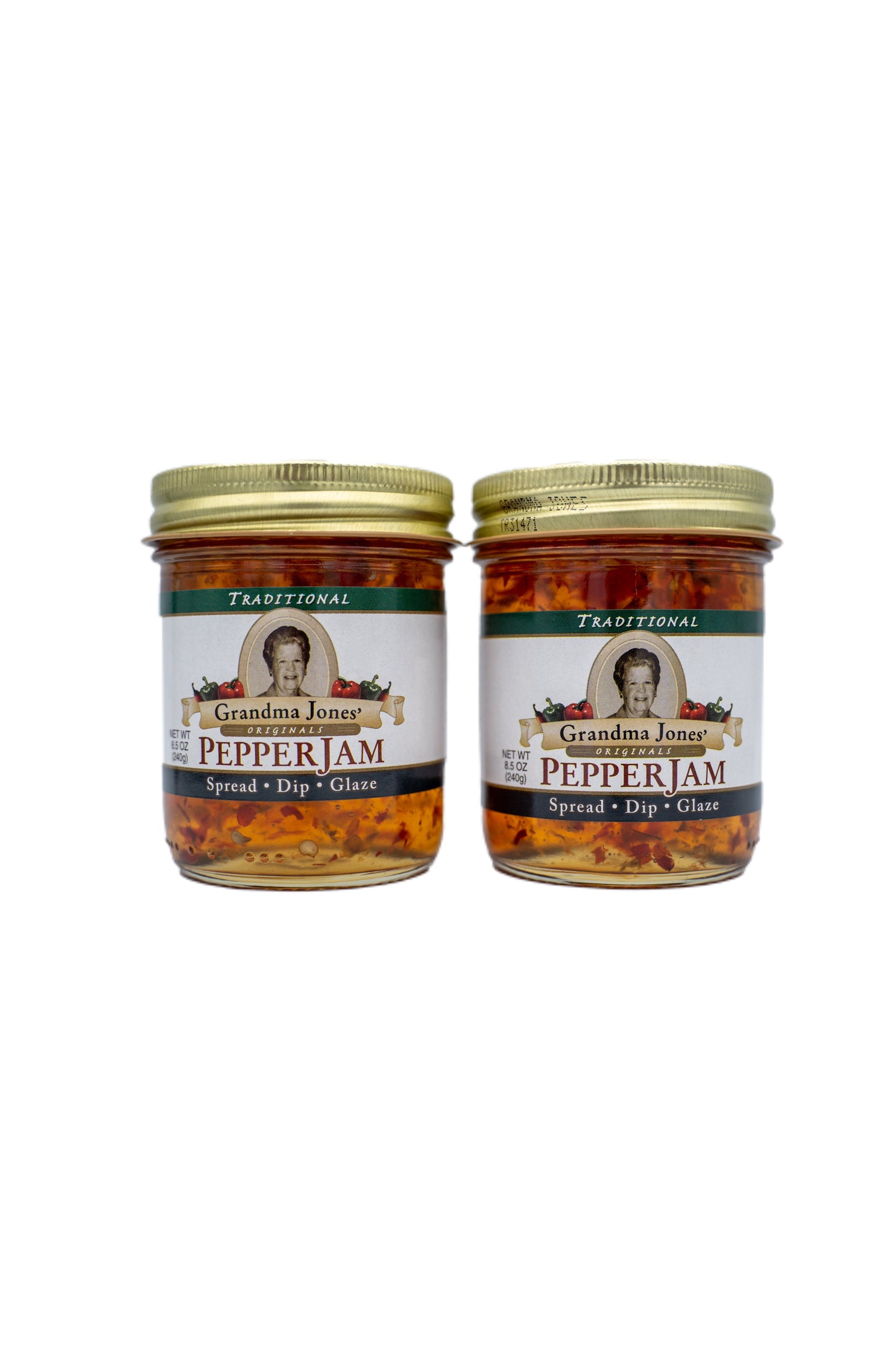 Traditional Flavor Pepper Jelly Two Pack (8 oz jars)