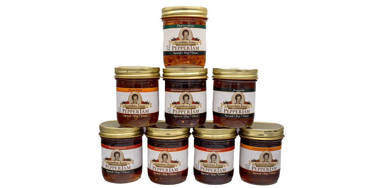 Try Them All - Buy 1 of Every Pepper Jelly Flavor! (eight 8 oz jars)