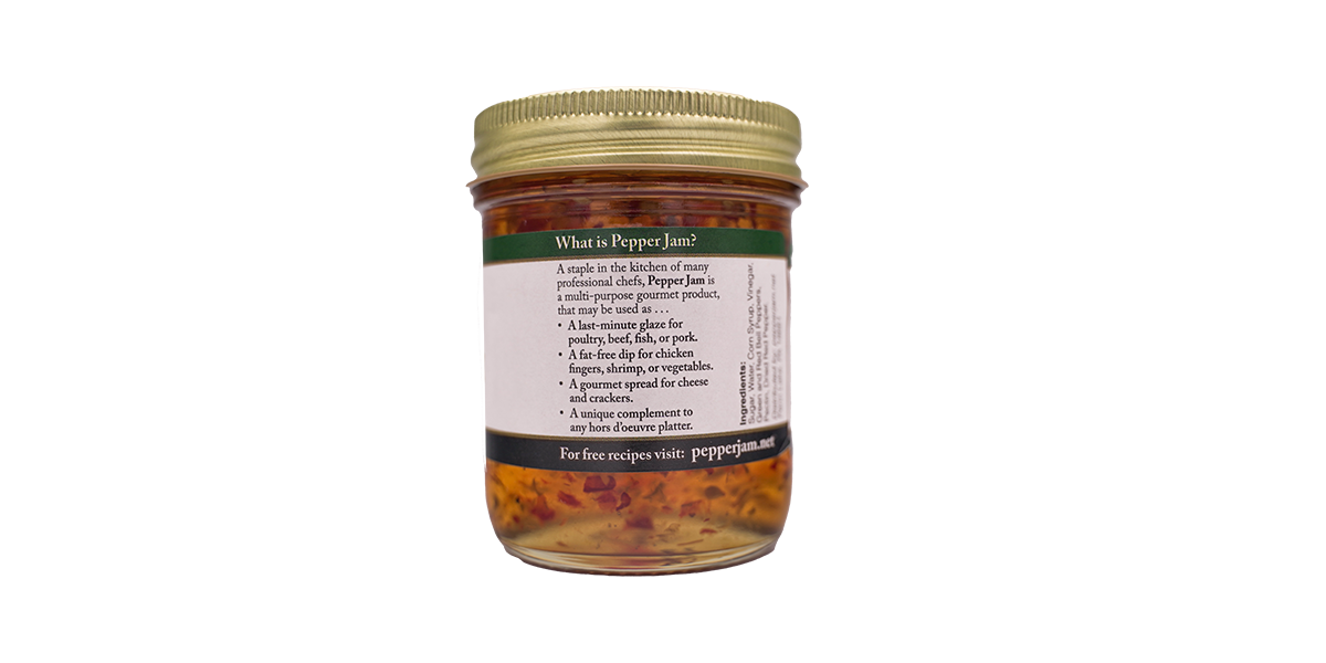 Pepper Jelly Three Pack (three 8 oz jars) + Cookbook