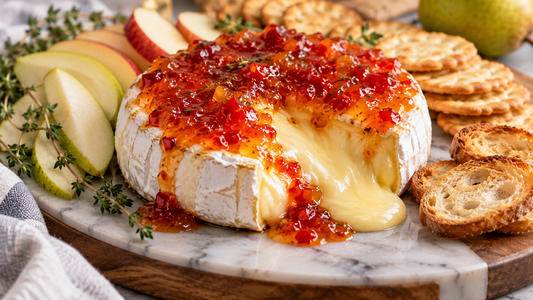 Baked Brie With Pepper Jelly: Easy 3-Ingredient Recipe