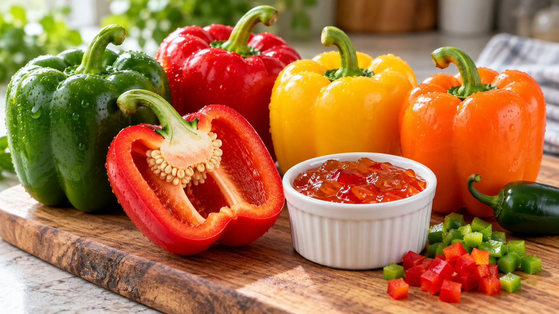 Bell Peppers: Flavor, Color, and Role in Pepper Jelly