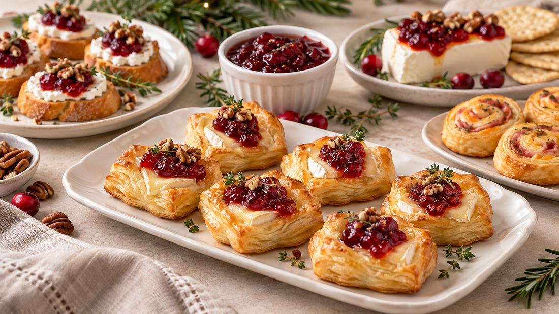 Holiday Appetizers With Cranberry Pepper Jelly