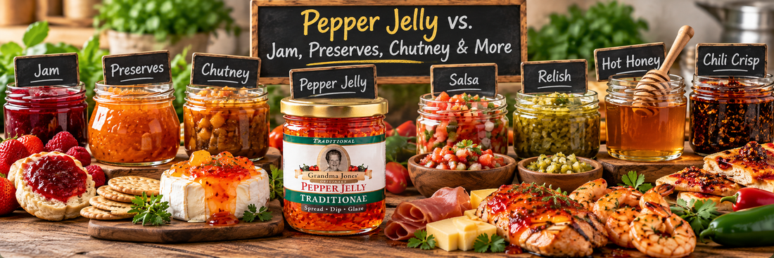 Pepper Jelly vs Jam, Preserves, Chutney & More