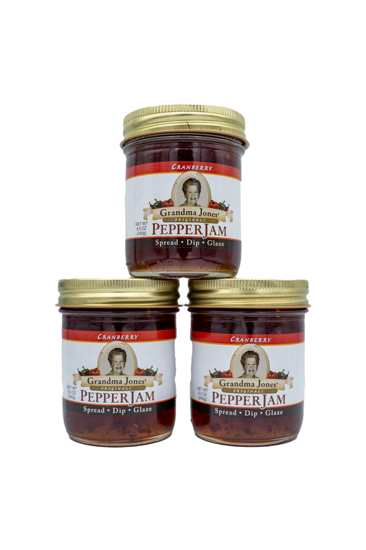 Cranberry Pepper Jelly Three Pack (8 oz jars)