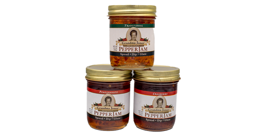 Holiday Favorites Pepper Jelly Three Pack (8 oz jars)