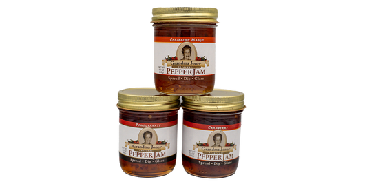 "I Love Fruit" Pepper Jelly Three Pack (8 oz jars) - Free Shipping!