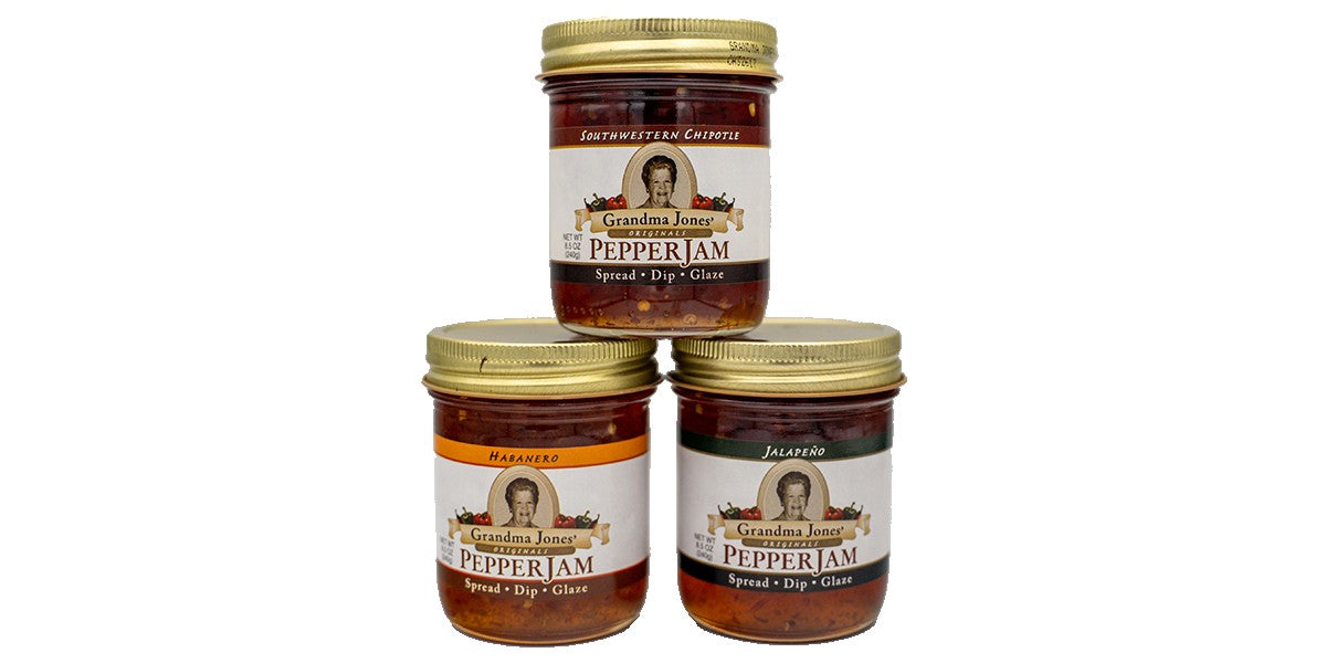 Spicy Lover's Pepper Jelly Three Pack pepper-jam
